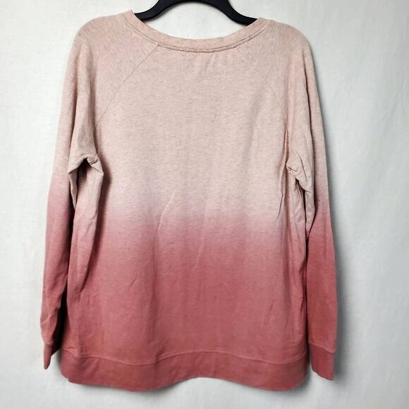 Christopher & Banks Large Petite Ombre Sweatshirt - Picture 4 of 7